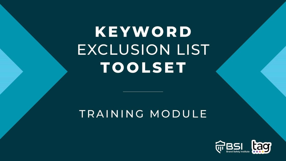 tag keyword exclusion