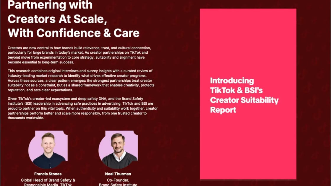 TikTok Creator Suitability Report