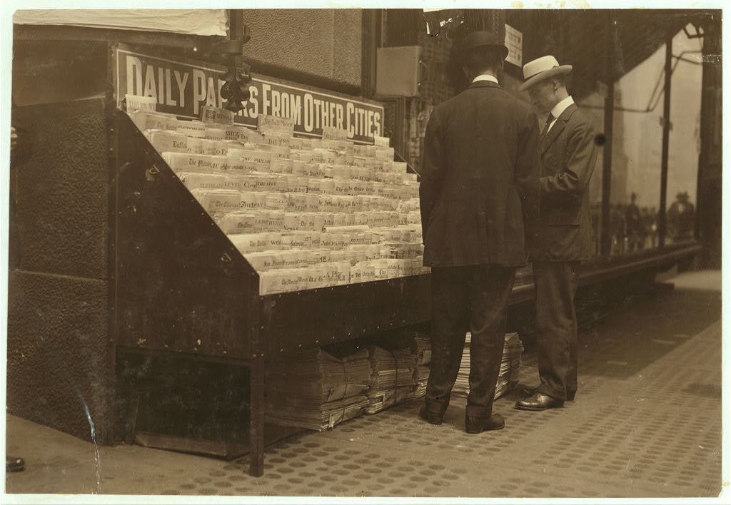 newspaper stand